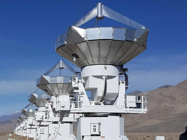 The SURe research team will gather images of satellites using multiple radio antennae. Working together, the radio antennae are known as the Arizona Array.
